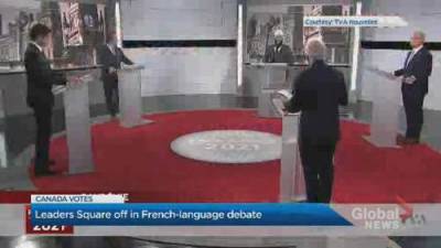 Justin Trudeau - Jagmeet Singh - Erin Otoole - Yves François Blanchet - Canada election: Federal party leaders square off in 1st French-language debate - globalnews.ca - Canada