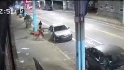 Carjacking victim dragged by vehicle in Kensington, surveillance video shows - fox29.com