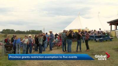 Alberta rodeos, Pride events given exemption to serve alcohol past 10 p.m. - globalnews.ca