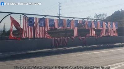 Flags honoring 13 U.S. service members killed in Kabul vandalized in Riverside - fox29.com - city Kabul - county Riverside