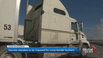 Brittany Rosen - Vaccine mandate to be imposed for cross-border truckers - globalnews.ca - Canada
