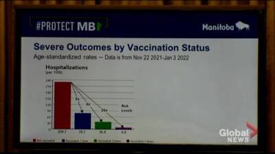 Joss Reimer - COVID-19: Manitoba data shows risk of death 63 times more likely if not vaccinated - globalnews.ca