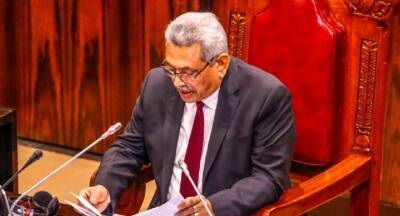 Gotabaya Rajapaksa - Dhammika Dasanayake - President declares open 2nd Session of 9th Parliament - newsfirst.lk