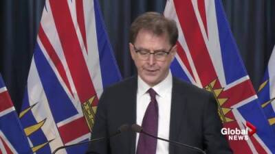 Bonnie Henry - Adrian Dix - COVID-19: B.C. health officials mark 2nd year of pandemic by looking back - globalnews.ca