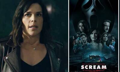 Melissa Barrera - Tyler Gillett - Neve Campbell - Scream red carpet premiere is canceled because of COVID-19 Omicron variant concerns - dailymail.co.uk