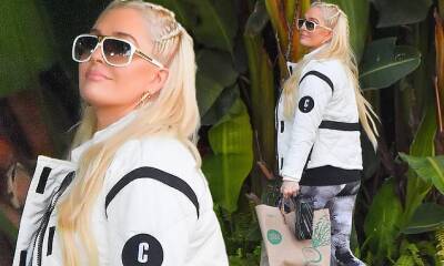 Erika Jayne - Tom Girardi - Erika Jayne is embraces low-key glam as she gets back to business following COVID-19 diagnosis - dailymail.co.uk - France - Los Angeles - city Los Angeles