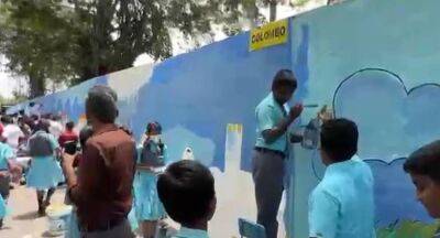 United We Stand: Longest painting in Sri Lanka by children, unveiled today - newsfirst.lk - Sri Lanka