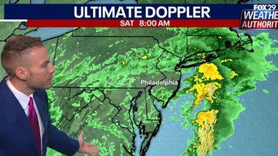 Weather Authority: Wet, rainy start to Saturday with storms popping up throughout the weekend - fox29.com