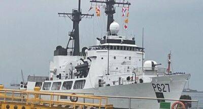 Sri Lanka’s latest OPV P627 arrives at Port of Manila on her way home - newsfirst.lk - Philippines - Usa - Sri Lanka - county Pacific - city Manila - Guam