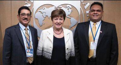 Kristalina Georgieva - IMF committed to work with SL, says Semansinghe after meeting MD - newsfirst.lk - Sri Lanka