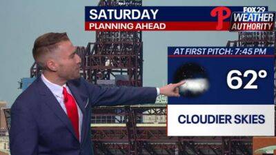 Drew Anderson - Weather Authority: Sunny afternoon ahead of cloudy, but pleasant night for Phillies Game 4 - fox29.com - city Philadelphia