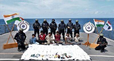Kumar Singh - India seizes 200 kg of heroin from Iranian vessel; drugs were to be transferred to a Sri Lankan boat - newsfirst.lk - Iran - India - Sri Lanka - Pakistan - Afghanistan - city Sanjay