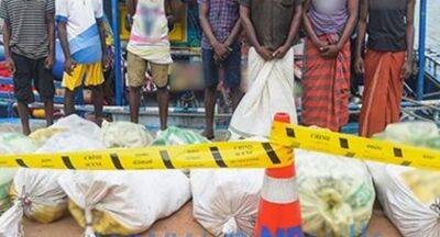 Colombo Harbour - Priyantha Perera - Crystal Meth - Rs. 4.5 Bn worth Heroin & Crystal Meth seized by Navy in high seas, brought ashore - newsfirst.lk - county Bureau
