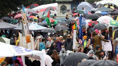 Barry Manilow - James Blunt - Grant Robertson - Barry Manilow tunes fail to dislodge NZ protesters - rte.ie - Canada - New Zealand - city Wellington - city Ottawa