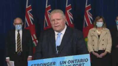 Doug Ford - Ontario lays out plan to ease province’s COVID-19 public health restrictions - globalnews.ca
