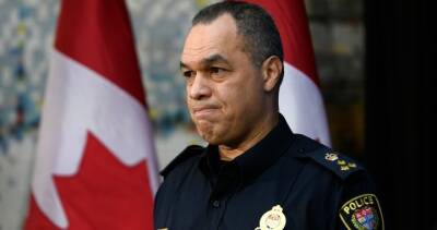 Bill Blair - Peter Sloly - Ottawa police Chief Peter Sloly resigns amid ‘freedom convoy’ blockade - globalnews.ca - Canada - city Ottawa