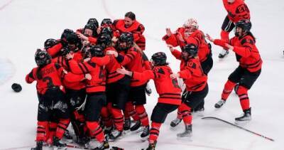Winter Games - Team Canada - Olympics - U.S.Canada - Canada wins gold in women’s hockey at Beijing Olympics with 3-2 win over U.S. - globalnews.ca - city Beijing - Usa - Switzerland - Canada - Finland