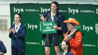 Lia Thomas - Transgender swimmers bring spotlight to Ivy championship - fox29.com - state Pennsylvania