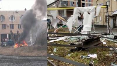 Missile strikes Kyiv, explosions heard in Ukrainian cities amid Russian invasion - globalnews.ca - Russia - Ukraine