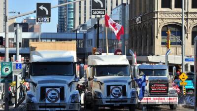 Judge bans honking from truckers in downtown Ottawa for 10 days - fox29.com - Canada - county Canadian - Ottawa, Canada
