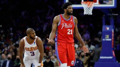 Joel Embiid - Williams - Chris Paul - Devin Booker - Monty Williams - Suns hold off Sixers 114-109 for NBA-best 44th victory - fox29.com - state Pennsylvania - city Chicago - county Wells - Philadelphia, state Pennsylvania - city Fargo, county Wells - city Philadelphia, state Pennsylvania