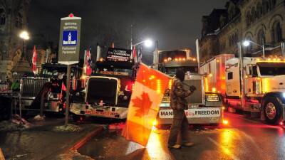 Justin Trudeau - Steve Bell - Canada provinces move to ease Covid rules as trucker protest hardens - rte.ie - Usa - Canada - city Ottawa - county Canadian - city Canadian