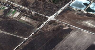 Vladimir Putin - Satellite photos show Russian military convoy over 60 km long headed toward Kyiv - globalnews.ca - Usa - Russia - Ukraine - city Kyiv