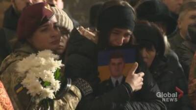 Russia-Ukraine conflict: Ukrainians mourn fallen soldier with funeral in Lviv - globalnews.ca - Russia - Ukraine