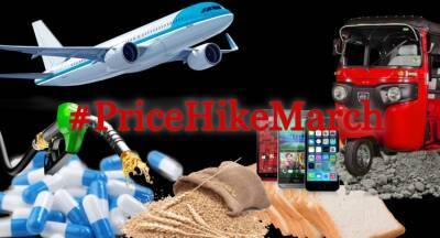 #PriceHikeMarch: Here’s how expensive March 2022 has become - newsfirst.lk - Sri Lanka