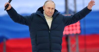 Vladimir Putin - Dmitry Peskov - Russia will prevail in Ukraine, Vladimir Putin proclaims to thousands at Moscow rally - globalnews.ca - Russia - city Moscow - Ukraine