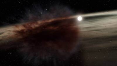 NASA image depicts historic debris cloud from clash of celestial bodies - fox29.com - state Arizona