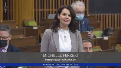 Jessica Nyznik - Peterborough-Kawartha MP Michelle Ferreri criticized for calling herself ‘single mom with 6 children’ - globalnews.ca