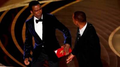 Will Smith - Jada Pinkett Smith - Chris Rock - Oscars 2022: Will Smith slaps Chris Rock in shocking on-stage confrontation - globalnews.ca - county Rock