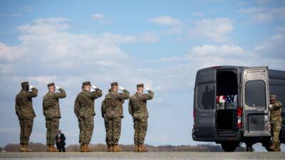 Drew Angerer - Marine Corps - Bodies of Marines killed in NATO drill crash returned to US - fox29.com - Usa - state Ohio - state Massachusets - state Delaware - Norway - state Indiana - county Wayne - city Dover, state Delaware