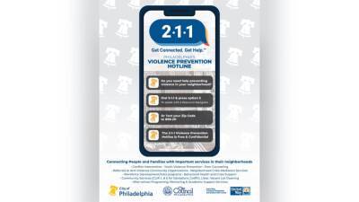 Jim Kenney - Philadelphia launches 211 crime prevention hotline after violent weekend - fox29.com - city Philadelphia