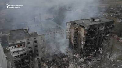 Russia-Ukraine conflict: Drone video shows destruction in town near Kyiv following airstrikes - globalnews.ca - Russia - Ukraine