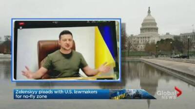Jennifer Johnson - Vladimir Putin - Volodymyr Zelenskyy - Russia-Ukraine conflict: NATO refuses to implement no-fly zone as Zelenskyy pleads with U.S. lawmakers - globalnews.ca - Russia - Ukraine