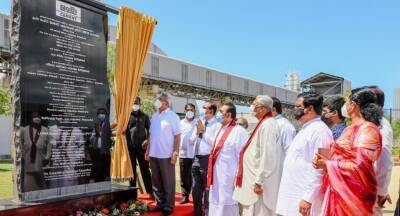Gotabaya Rajapaksa - Mahinda Rajapaksa - Sri Lanka’s largest cement plant opens in Hambantota - newsfirst.lk - Usa - Sri Lanka