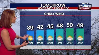 Kathy Orr - Weather Authority: Temperatures fall in wake of damaging storms that rumble through region - fox29.com - state Pennsylvania - state New Jersey - city Philadelphia