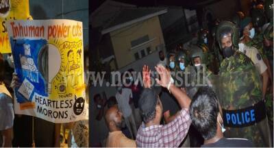 54 people arrested for Nugegoda protest - newsfirst.lk - Sri Lanka