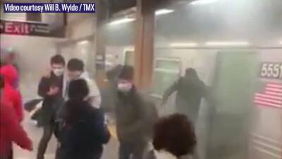 Timothy A.Clary - Brooklyn subway shooting witness recalls 'mayhem' inside train - fox29.com - New York - city New York