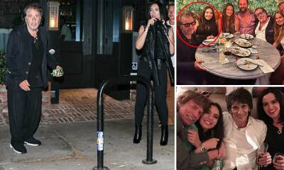 Page VI (Vi) - Mick Jagger - Brian Grazer - Noor Alfallah - Hollywood legend Al Pacino, 81, began dating Mick Jagger's ex Noor Alfallah, 28, during pandemic - dailymail.co.uk - state California - city Venice