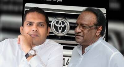 Harin Fernando - Zaharan Hashim - Who is using Zaharan’s V8? Harin questions in Parliament; Sarath Weerasekera responds - newsfirst.lk - Sri Lanka