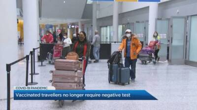 Kayla Maclean - Vaccinated travelers no longer require a negative COVID test to enter Canada - globalnews.ca - Canada - county Mclean