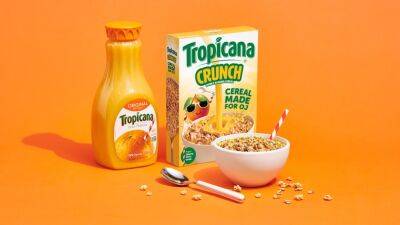 Tropicana Crunch: 1st-ever breakfast cereal made to pair with orange juice drops in May - fox29.com
