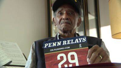 John Wall - 100-year-old runner at Penn Relays provides inspiration for family, friends - fox29.com - state New Jersey - county Branch - county Wright - county Long