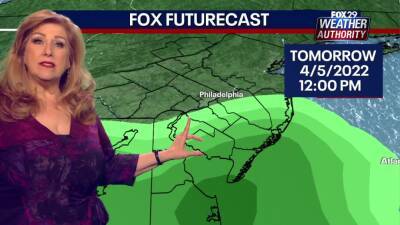 Weather Authority: Monday set to be only dry day of week as April showers prepare to move in - fox29.com - state Delaware
