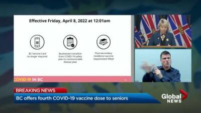 COVID-19: B.C. drops vaccine card mandate, safety plans and residence requirement - globalnews.ca - Britain