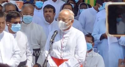 Malcolm Cardinal Ranjith - Easter Sunday Attacks - Easter Attacks conspirators gained power, but they cannot protect it – Cardinal - newsfirst.lk - Sri Lanka