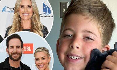 Tarek El Moussa - Christina Hall shares health update on son Brayden, six, after his emergency appendectomy - dailymail.co.uk